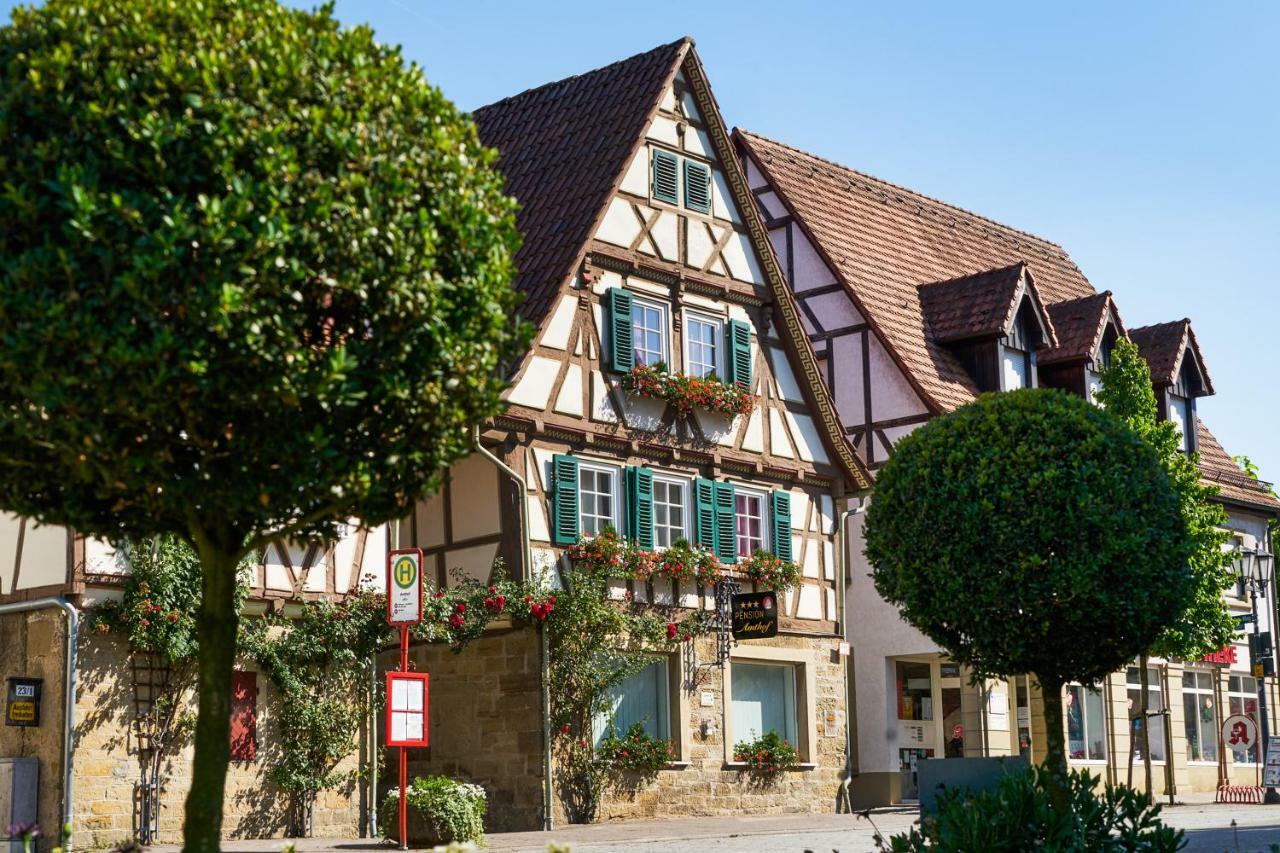 Pension Amthof Oberderdingen Bagian luar foto